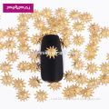 golden and silver nail art accessories, nail stickers & decals